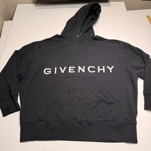 Givenchy Charcoal Hoodie with Logo